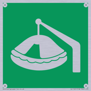 E039 safe condition davit launched liferaft